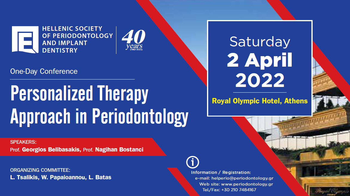 One Day Conference Personalized Therapy Approach in Periodontology